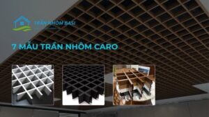 trần nhôm caro