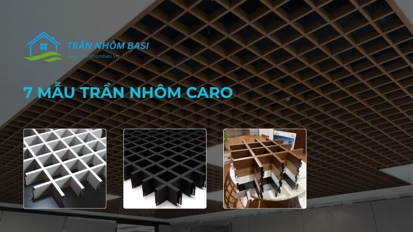 trần nhôm caro