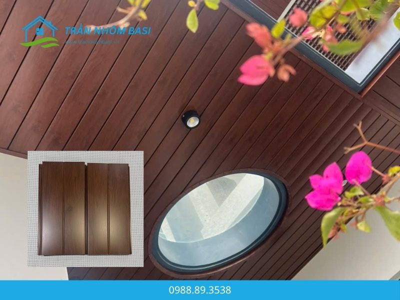 trần nhôm basi dạng thanh hộp