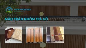 trần nhôm giả gỗ