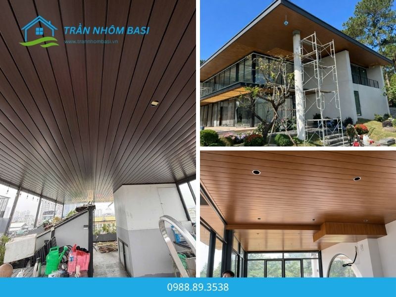vị trí lắp đặt ảnh hưởng đến giá trần nhôm basi