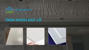 trần nhôm đục lỗ