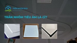 trần nhôm tiêu âm