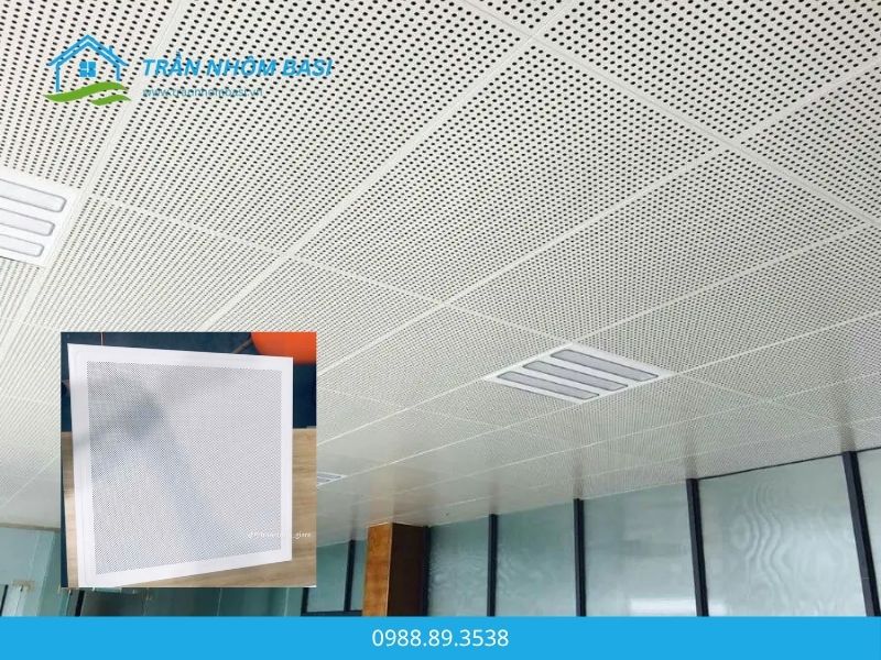 trần nhôm clip-in 600x600